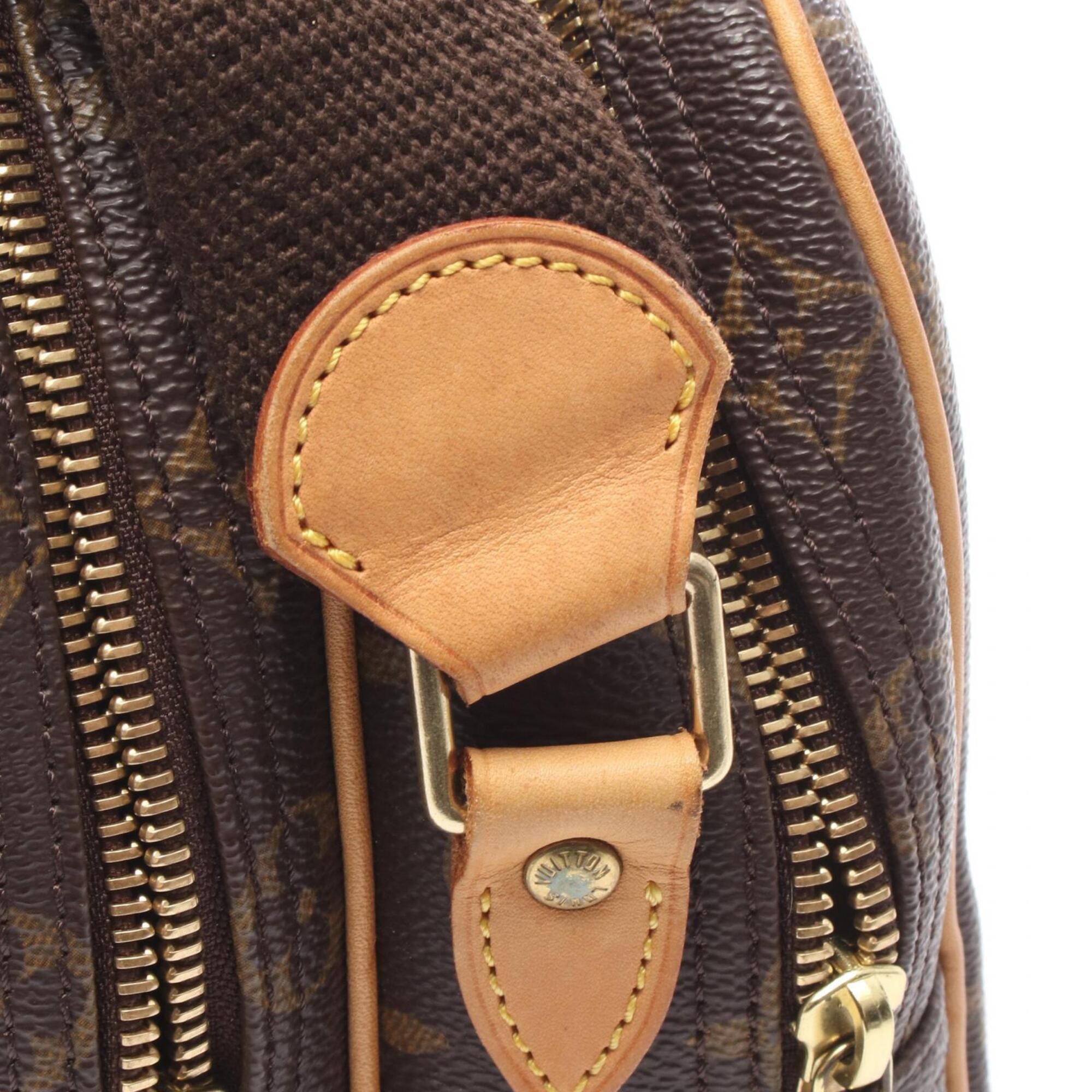 Louis Vuitton Brown Pvc Leather Handbag Shoulder Bag (Pre-Owned)