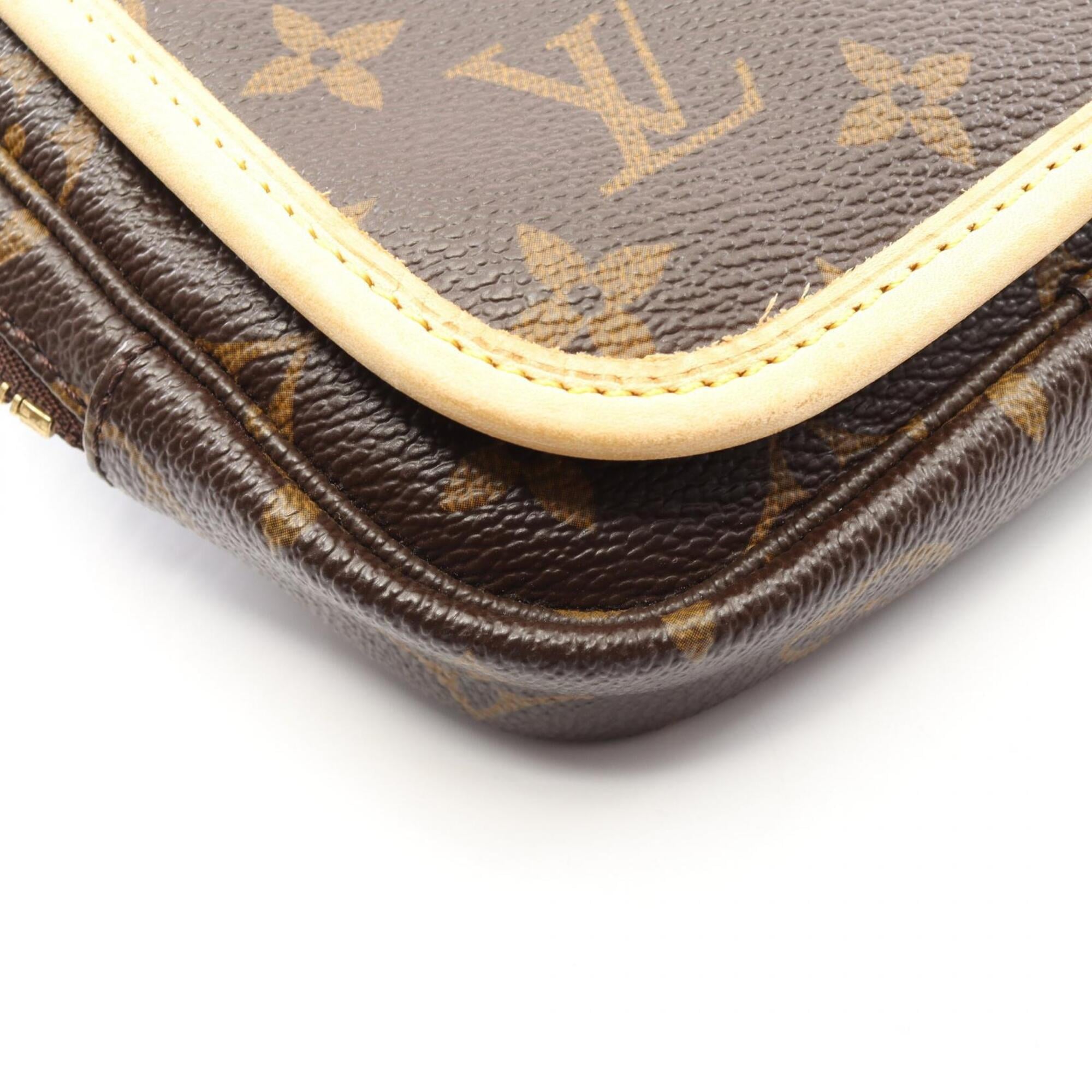 Louis Vuitton Brown Coated Canvas Pvc Monogram Leather Fanny Pack Handbag (Pre-Owned)