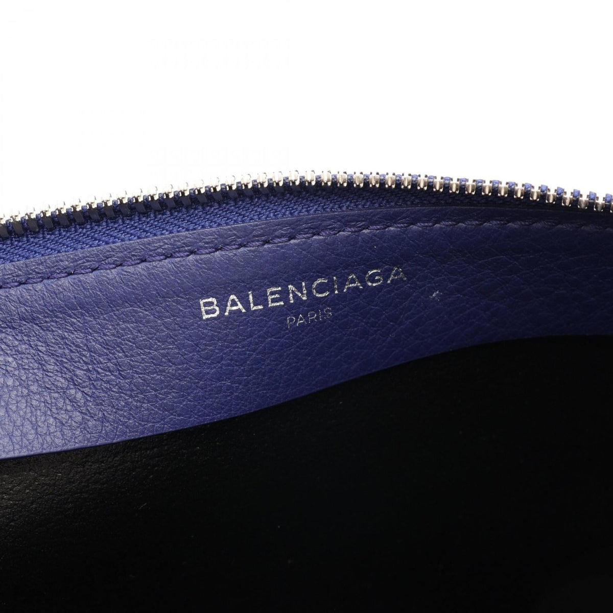 Balenciaga Blue Leather Clutch Bag (Pre-Owned)
