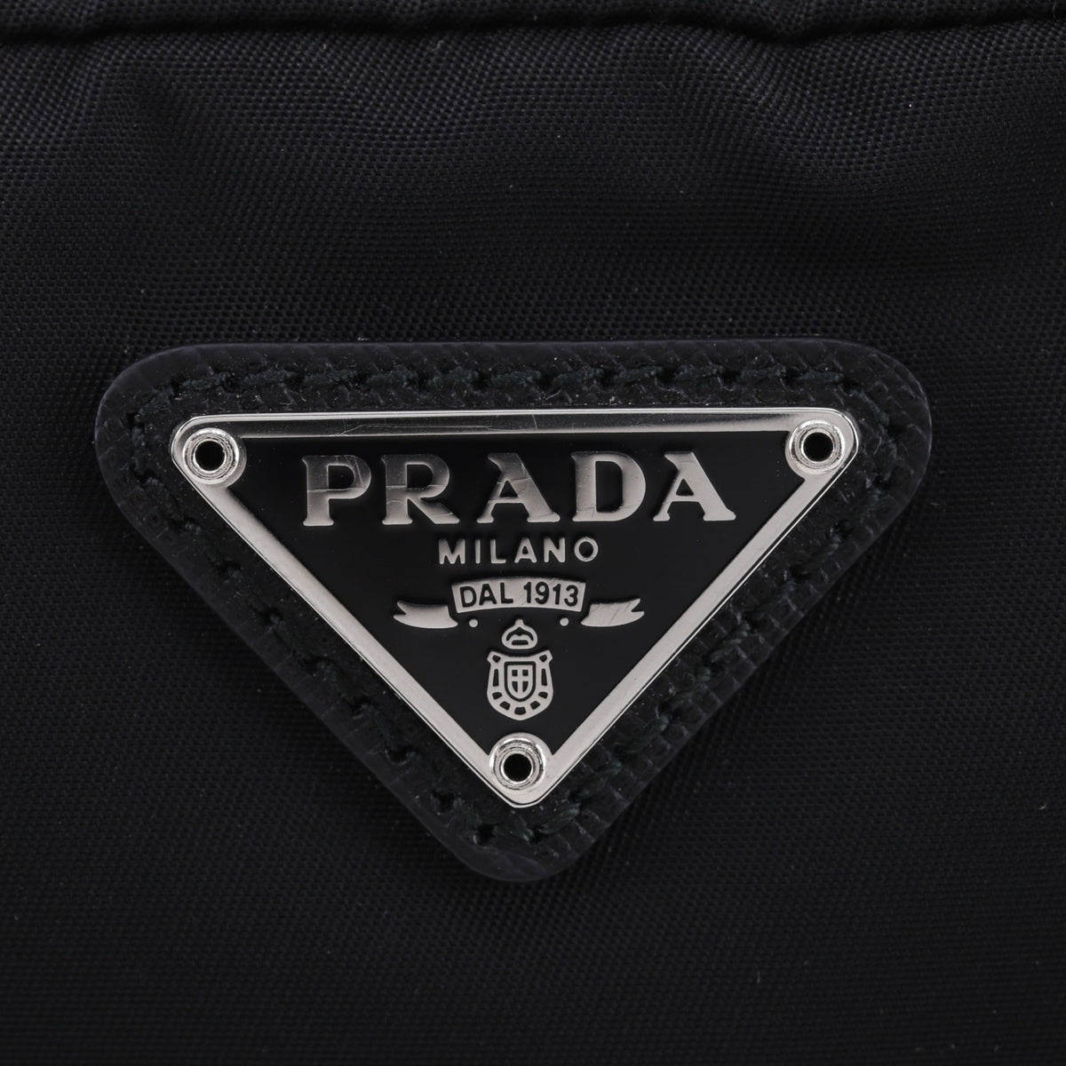 Prada Black Nero Nylon Pouch (Pre-Owned)