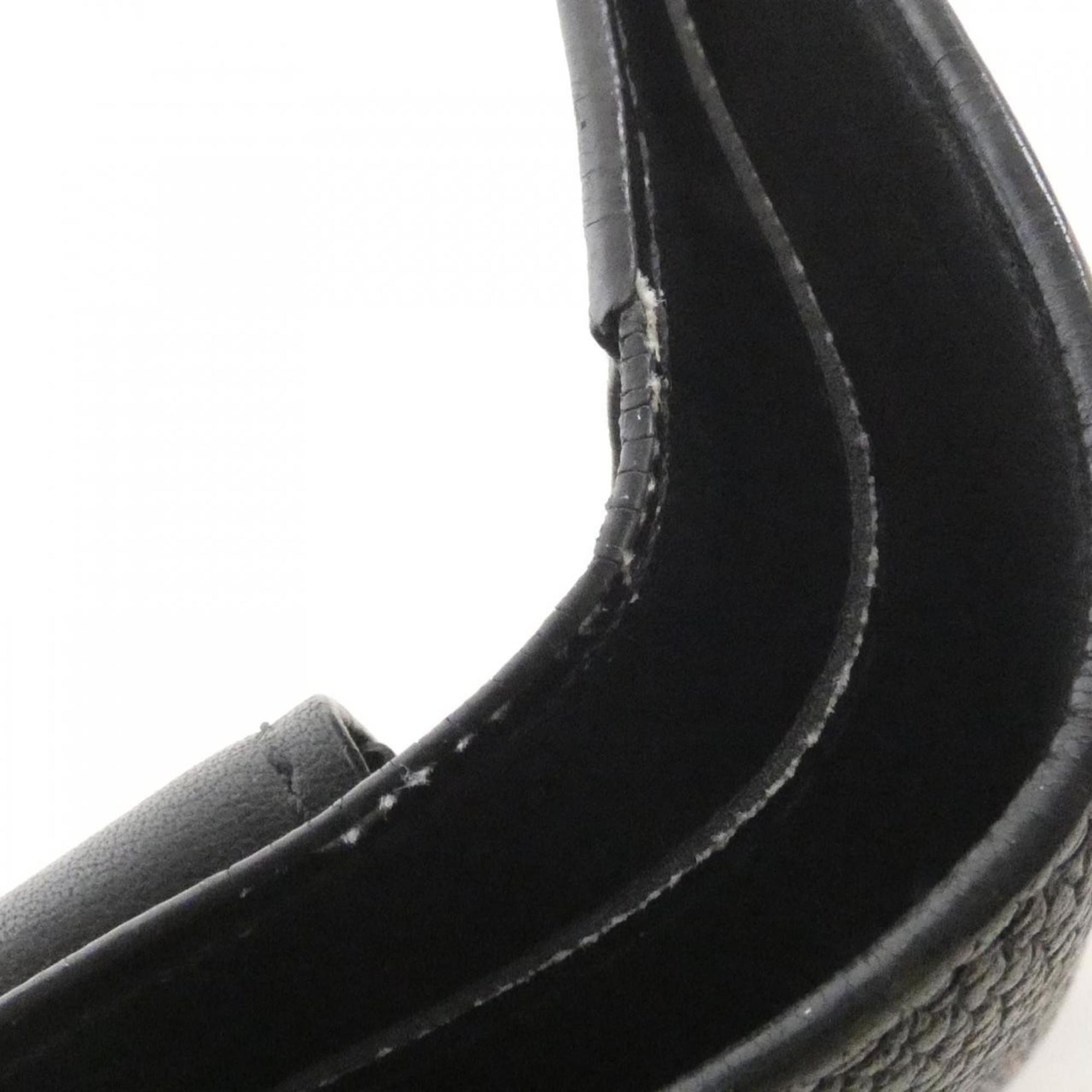 Louis Vuitton Black Leather Wallet (Bi-Fold) (Pre-Owned)