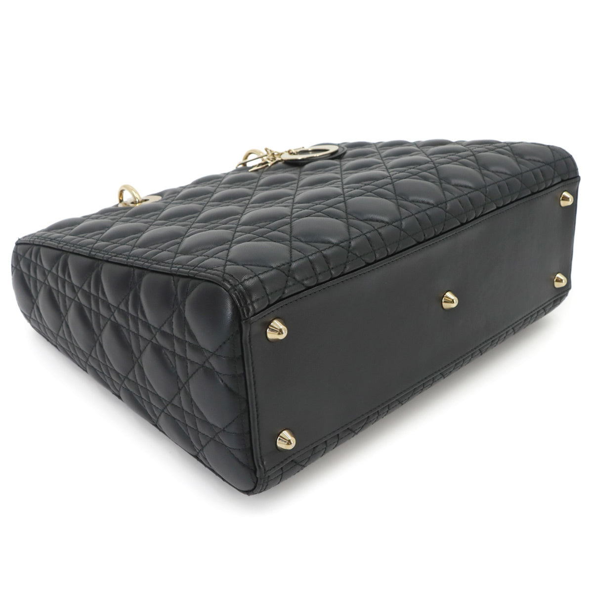 Christian Dior Black Leather Handbag (Pre-Owned)