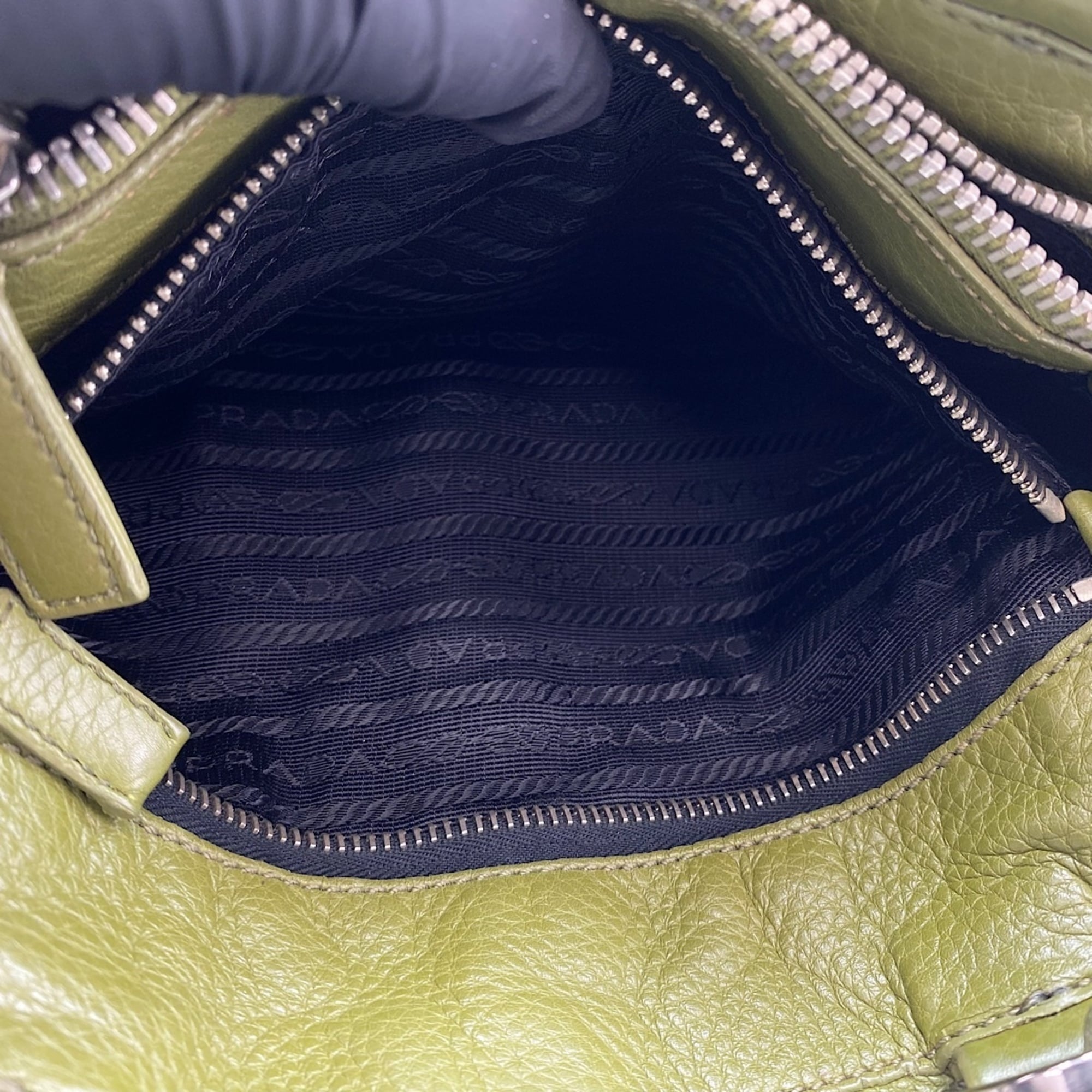 Prada Green Handbag (Pre-Owned)