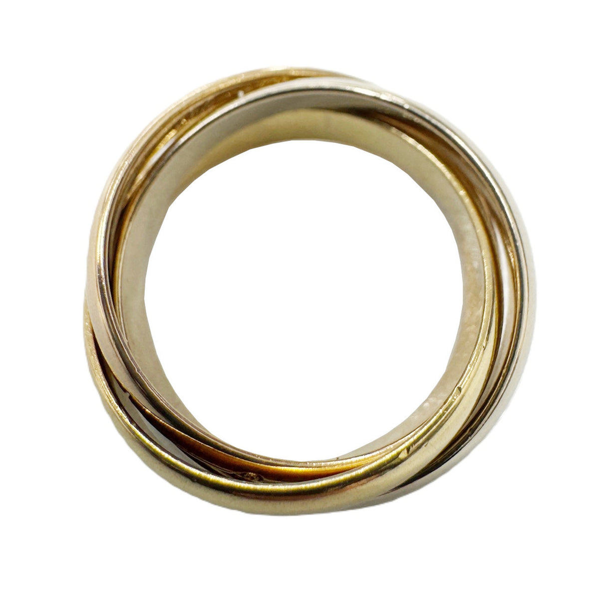Cartier Pink Gold White Gold Yellow Gold Yellow Gold (18K) Pink Gold (18K) White Gold (18K) Band Ring (Pre-Owned)