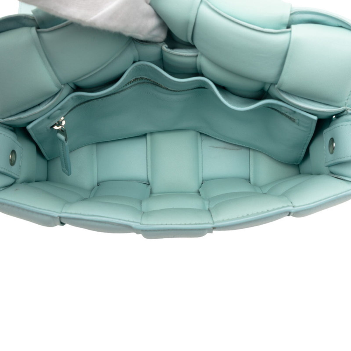 Bottega Veneta Blue Leather Shoulder Bag (Pre-Owned)