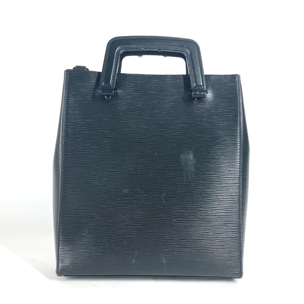 Louis Vuitton Black Noir Epi Leather Handbag Tote Bag (Pre-Owned)