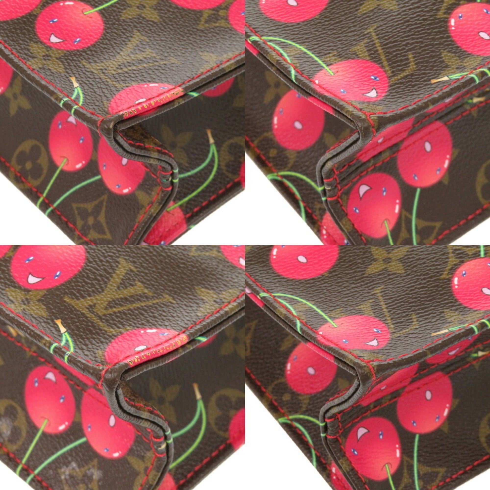 Louis Vuitton Monogram Cherry Brown Monogram Cherry Monogram Tote Bag (Pre-Owned)
