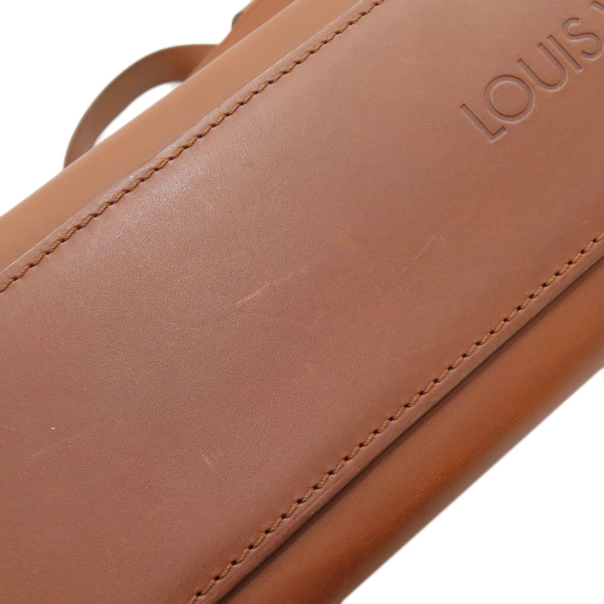 Louis Vuitton Brown Leather Tote Bag (Pre-Owned)
