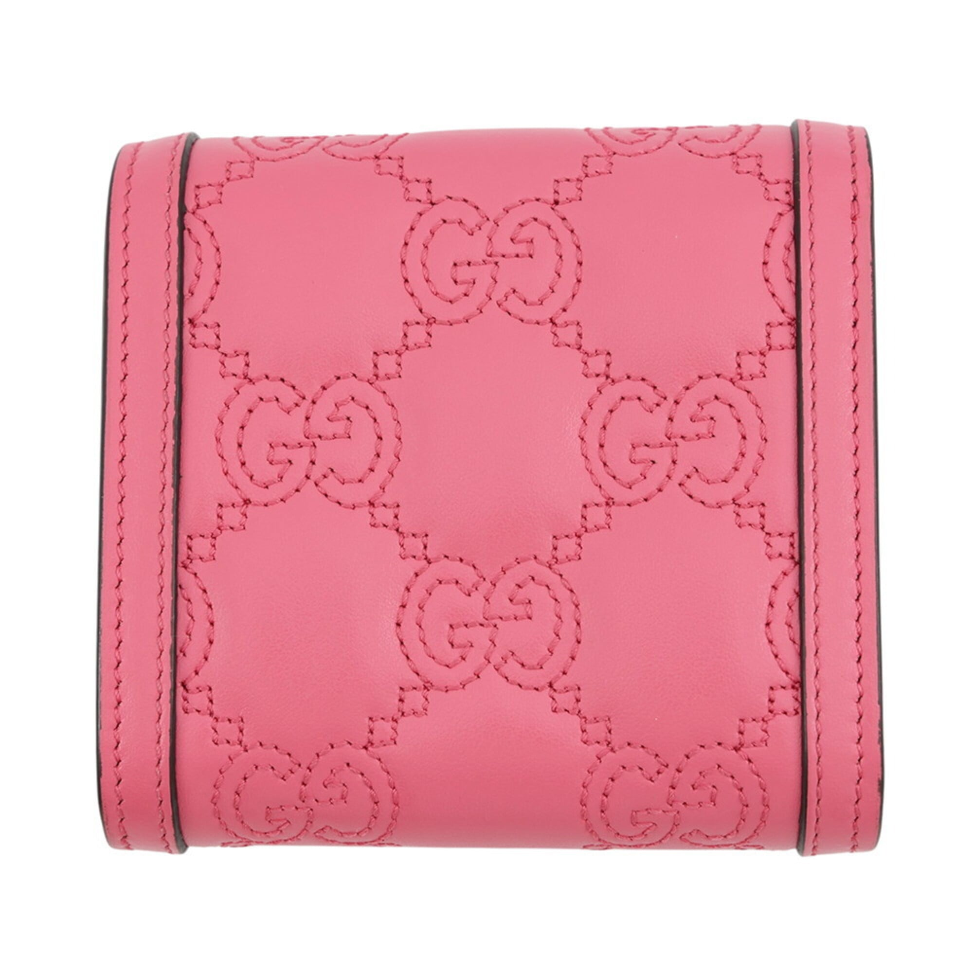 Gucci Pink Leather Wallet (Bi-Fold) (Pre-Owned)