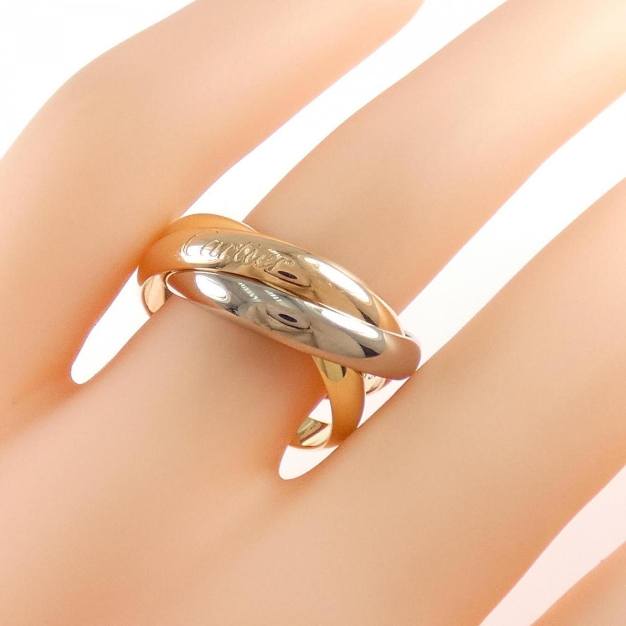 Cartier Trinity Yellow Gold (18K) Pink Gold (18K) White Gold (18K) Band Ring (Pre-Owned)