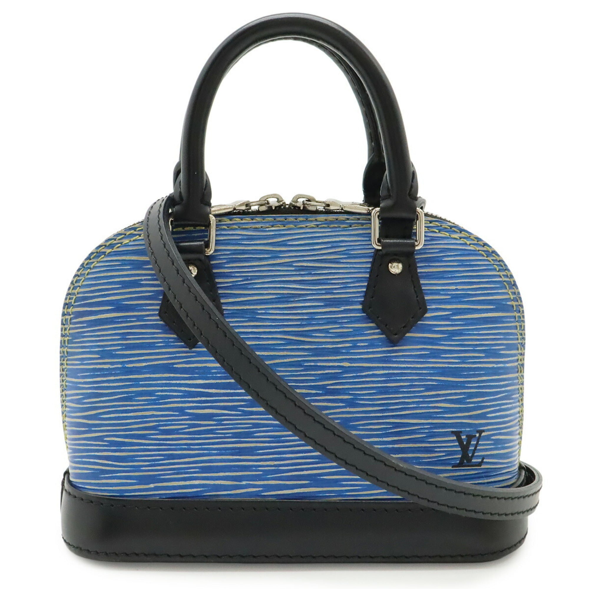 Louis Vuitton Light Blue Denim Handbag Shoulder Bag (Pre-Owned)
