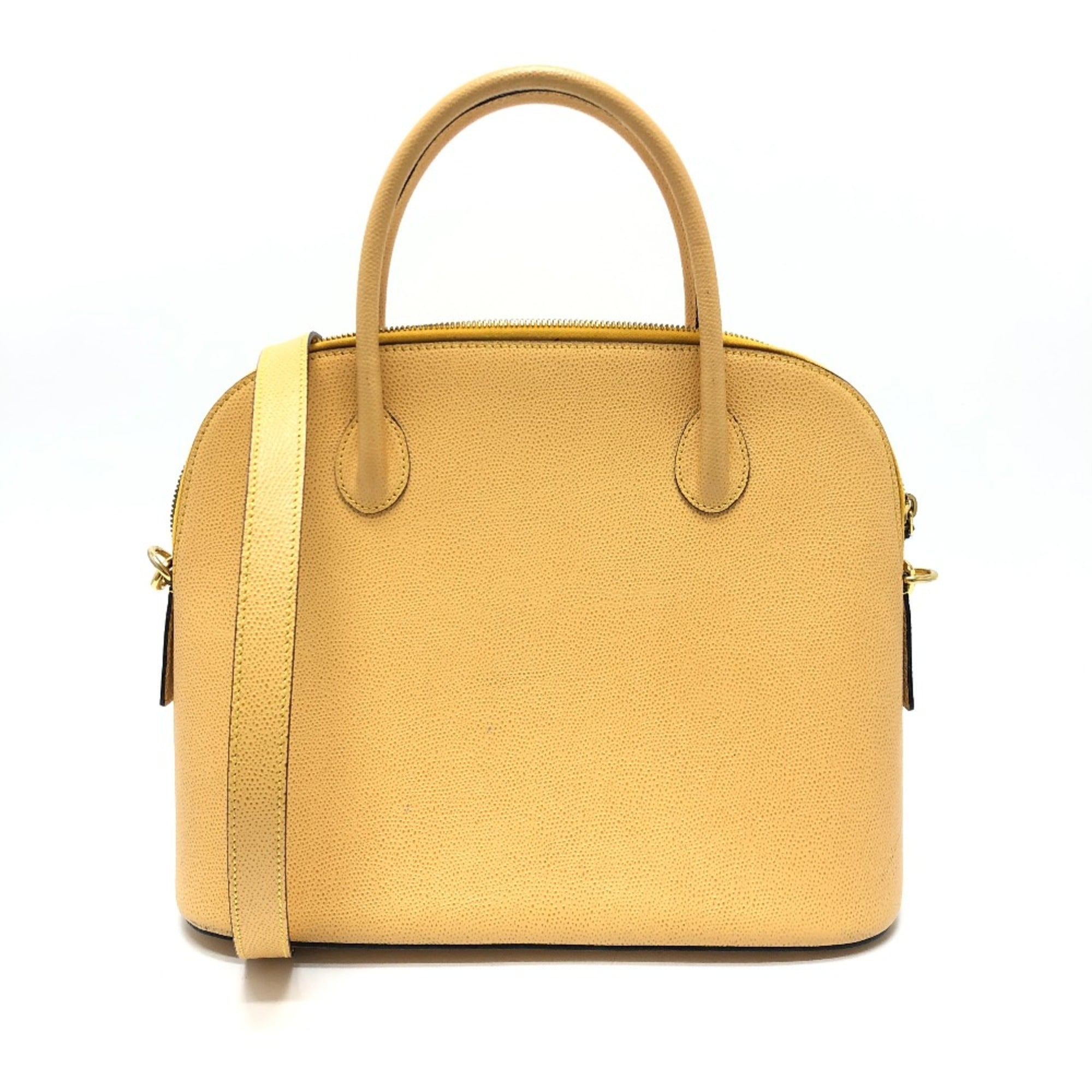 Celine Yellow Leather Shoulder Bag (Pre-Owned)