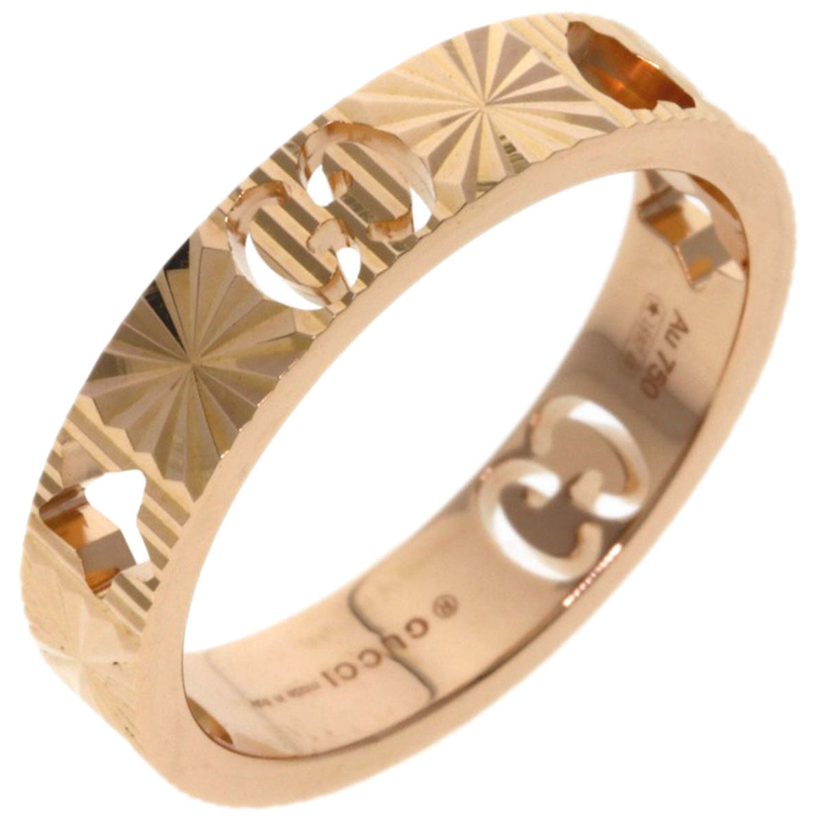 Gucci Pink Gold (18K) Band Ring (Pre-Owned)