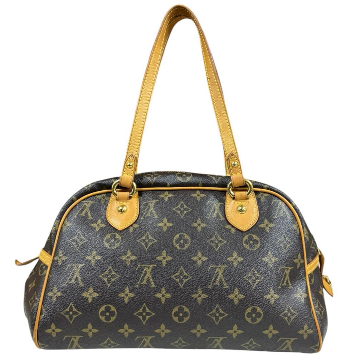 Louis Vuitton Brown Monogram Canvas Shoulder Bag (Pre-Owned)