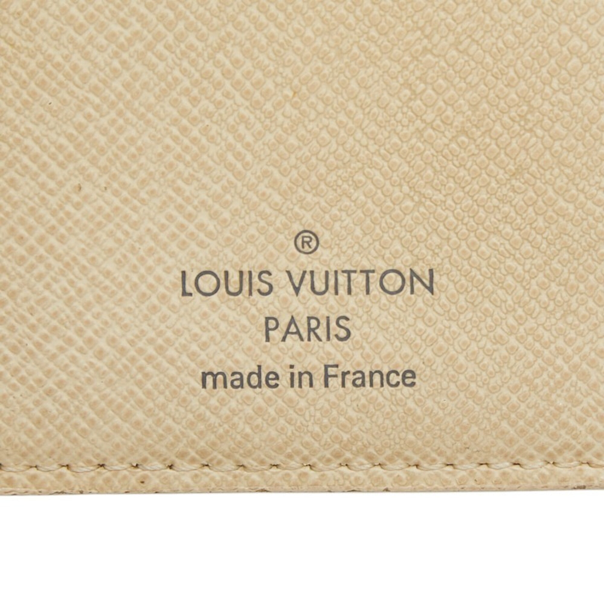 Louis Vuitton White Pvc Leather Wallet (Bi-Fold) (Pre-Owned)