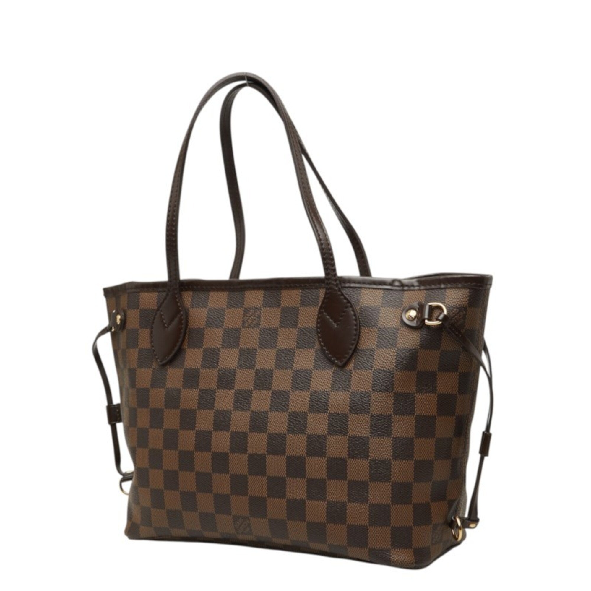 Louis Vuitton Brown Pvc Leather Handbag Tote Bag (Pre-Owned)