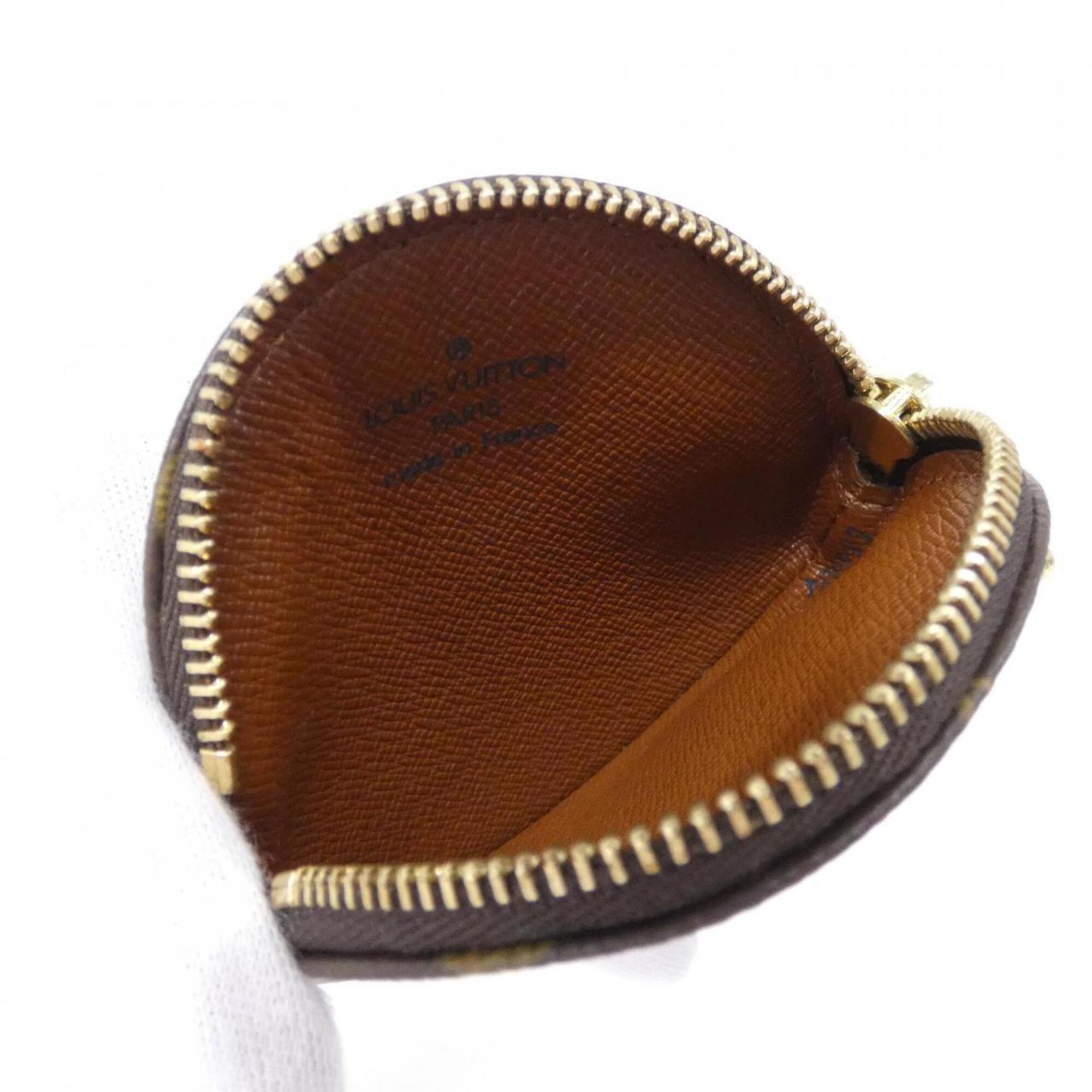 Louis Vuitton Monogram Marron Coated Canvas Coin Purse/Coin Case (Pre-Owned)