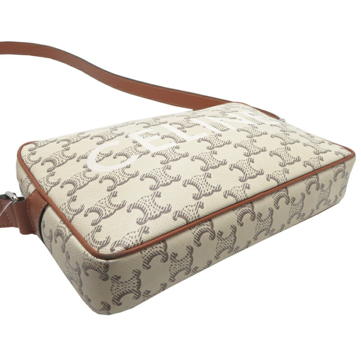 Celine White Pvc Leather Shoulder Bag (Pre-Owned)