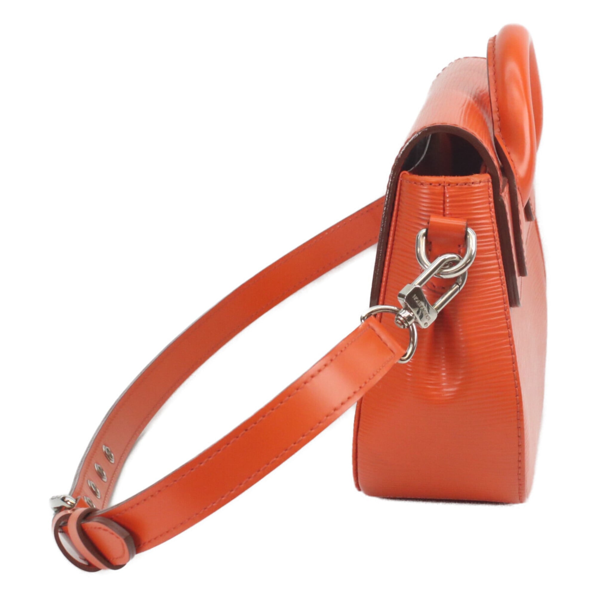 Louis Vuitton Orange Epi Leather Shoulder Bag (Pre-Owned)
