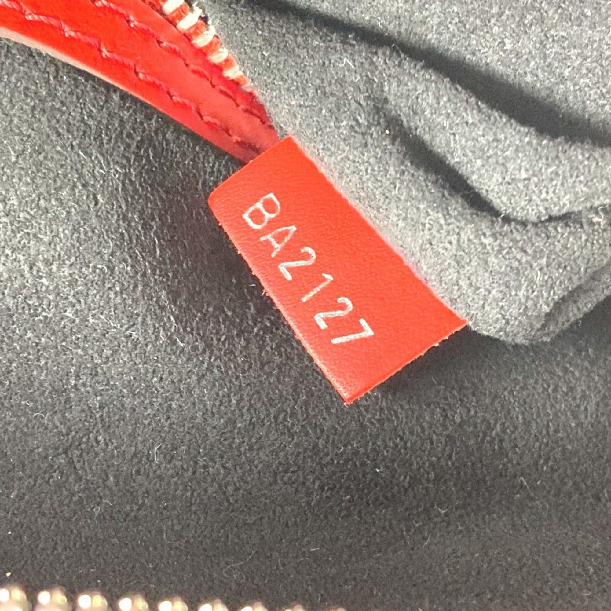 Louis Vuitton Red Color White Epi Leather Boston Bag (Pre-Owned)