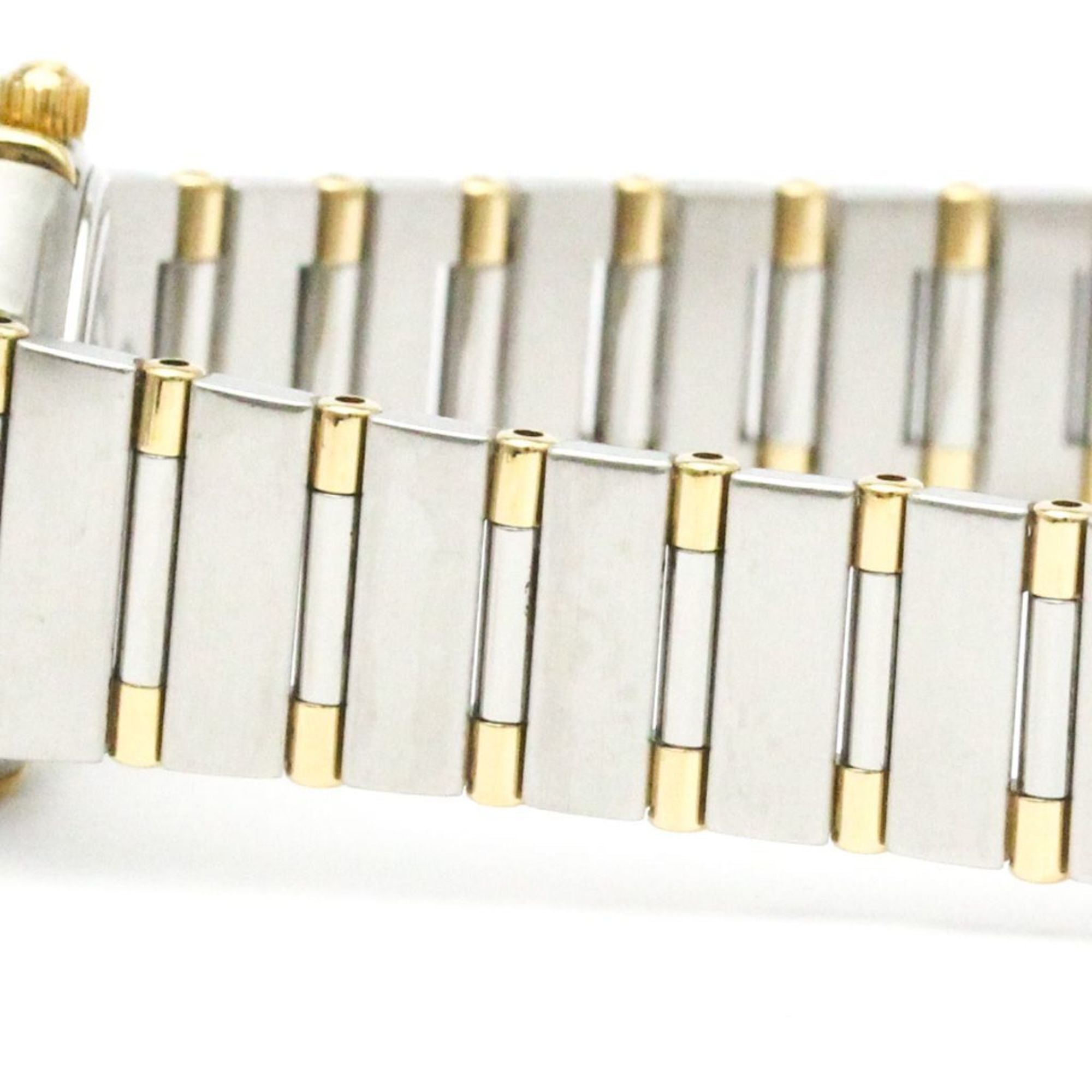 Omega Constellation Quartz Watch Stainless Steel And Yellow Gold With Diamond Bezel And Markers And Mother Of Pearl Watch (Pre-Owned)