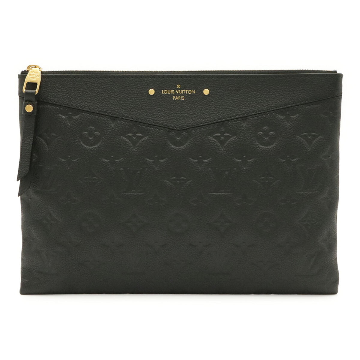 Louis Vuitton Black Monogram Noir Monogram Empreinte Clutch Bag Pouch (Pre-Owned)