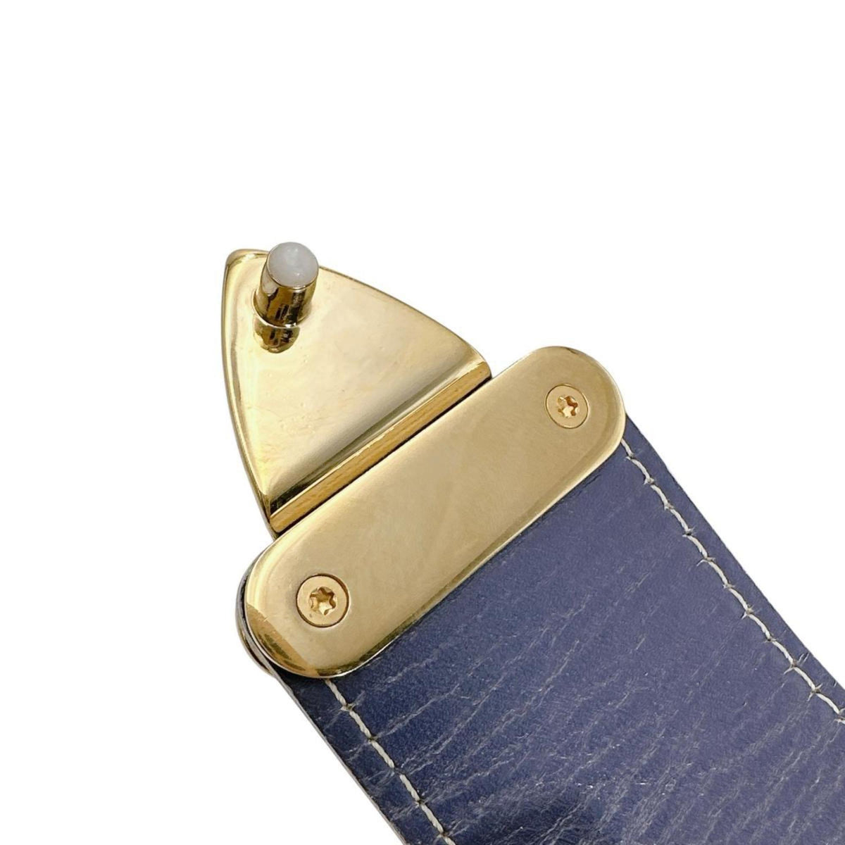 Louis Vuitton Blue Leather Handbag (Pre-Owned)