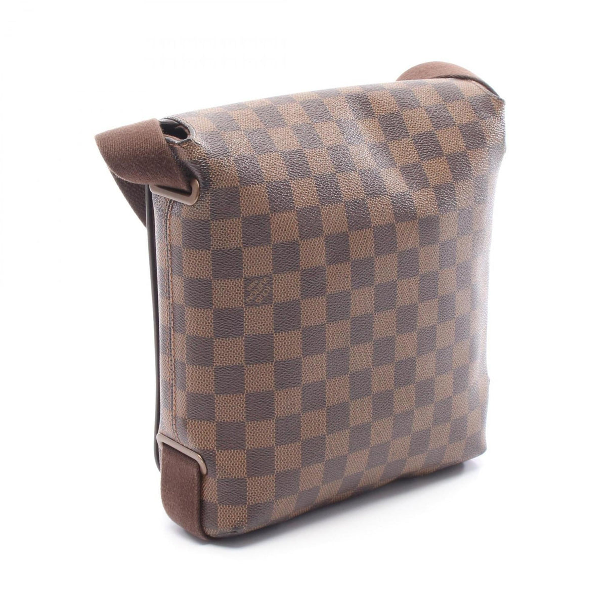 Louis Vuitton Brown Damier Canvas Coated Canvas Leather Handbag Shoulder Bag (Pre-Owned)