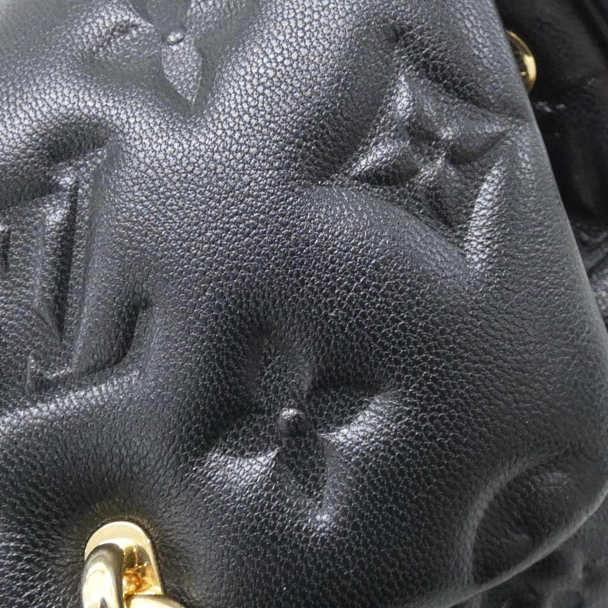 Louis Vuitton Black Leather Backpack (Pre-Owned)