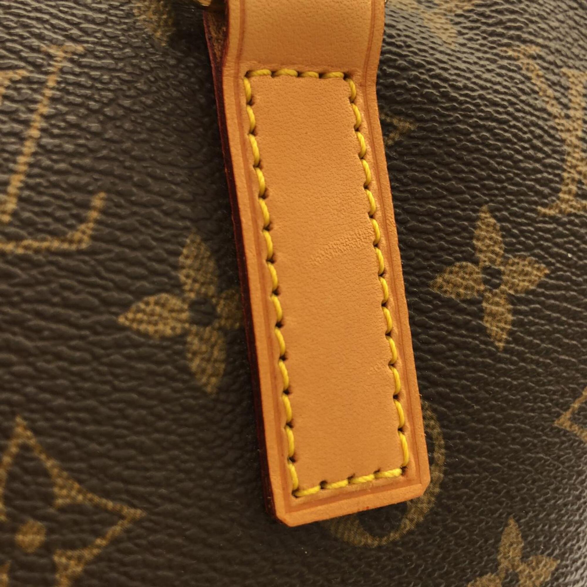 Louis Vuitton Marron Coated Canvas Handbag (Pre-Owned)