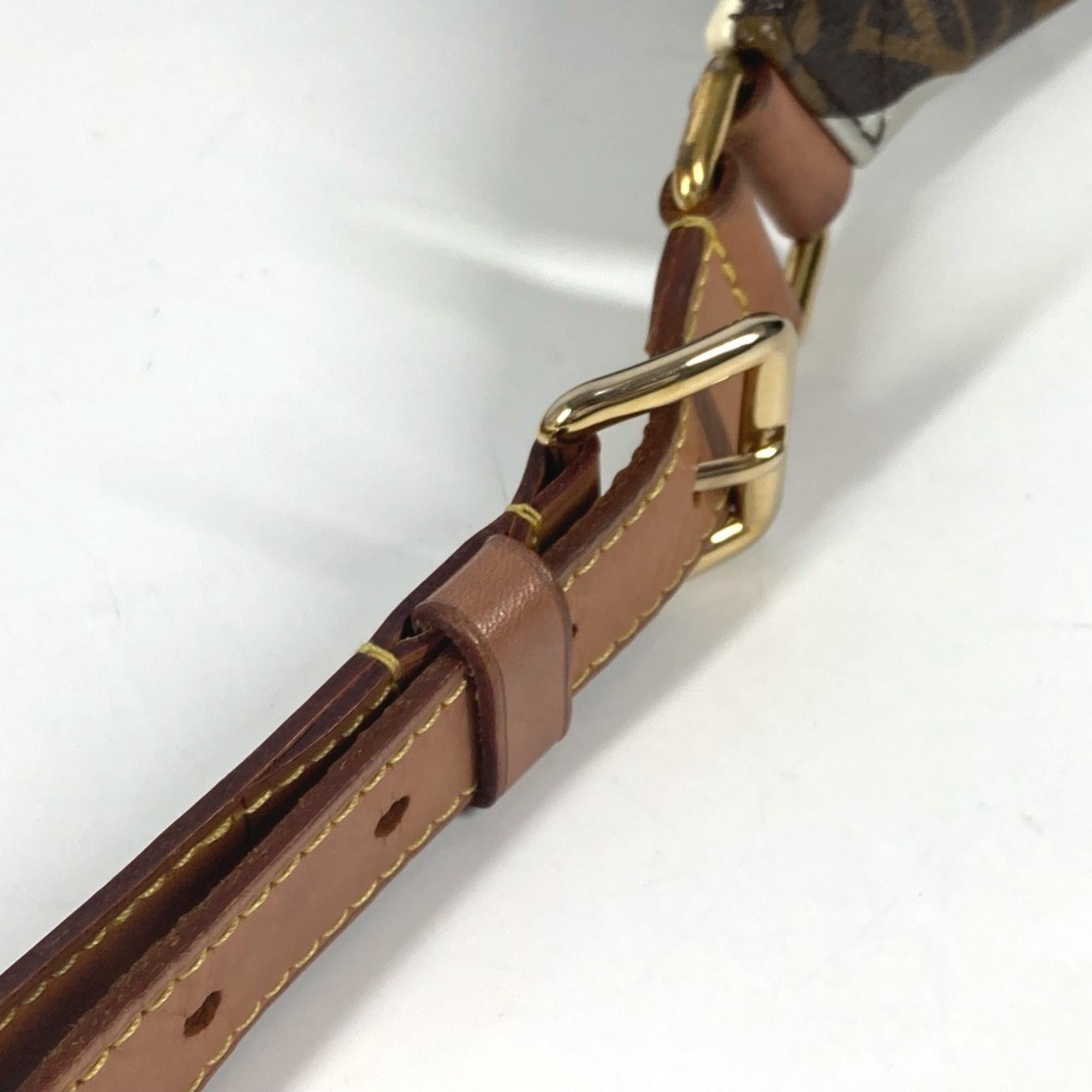 Louis Vuitton Blue Brown White Monogram Sling Bag (Pre-Owned)