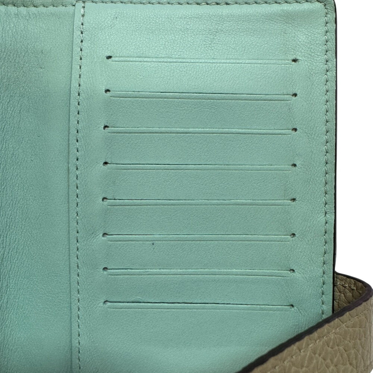 Louis Vuitton Beige Leather Wallet (Bi-Fold) (Pre-Owned)