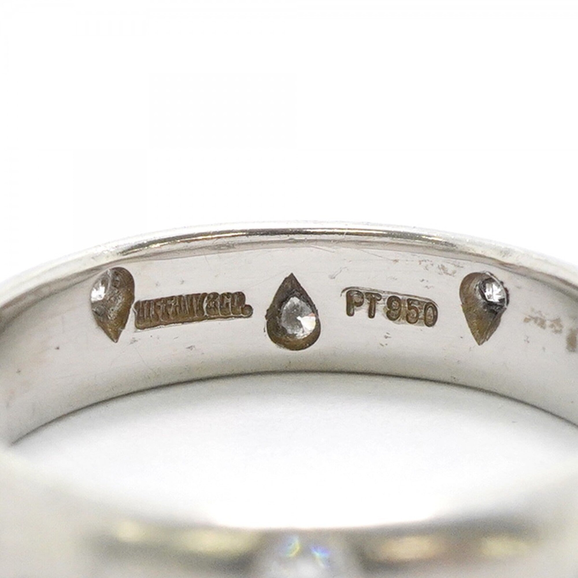 Tiffany Platinum 950 Band Ring (Pre-Owned)