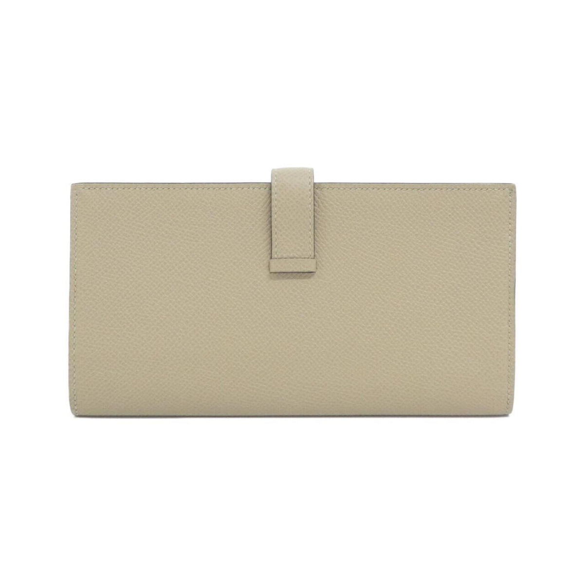 Hermes Beige Epsom Leather Long Wallet (Bi-Fold) (Pre-Owned)