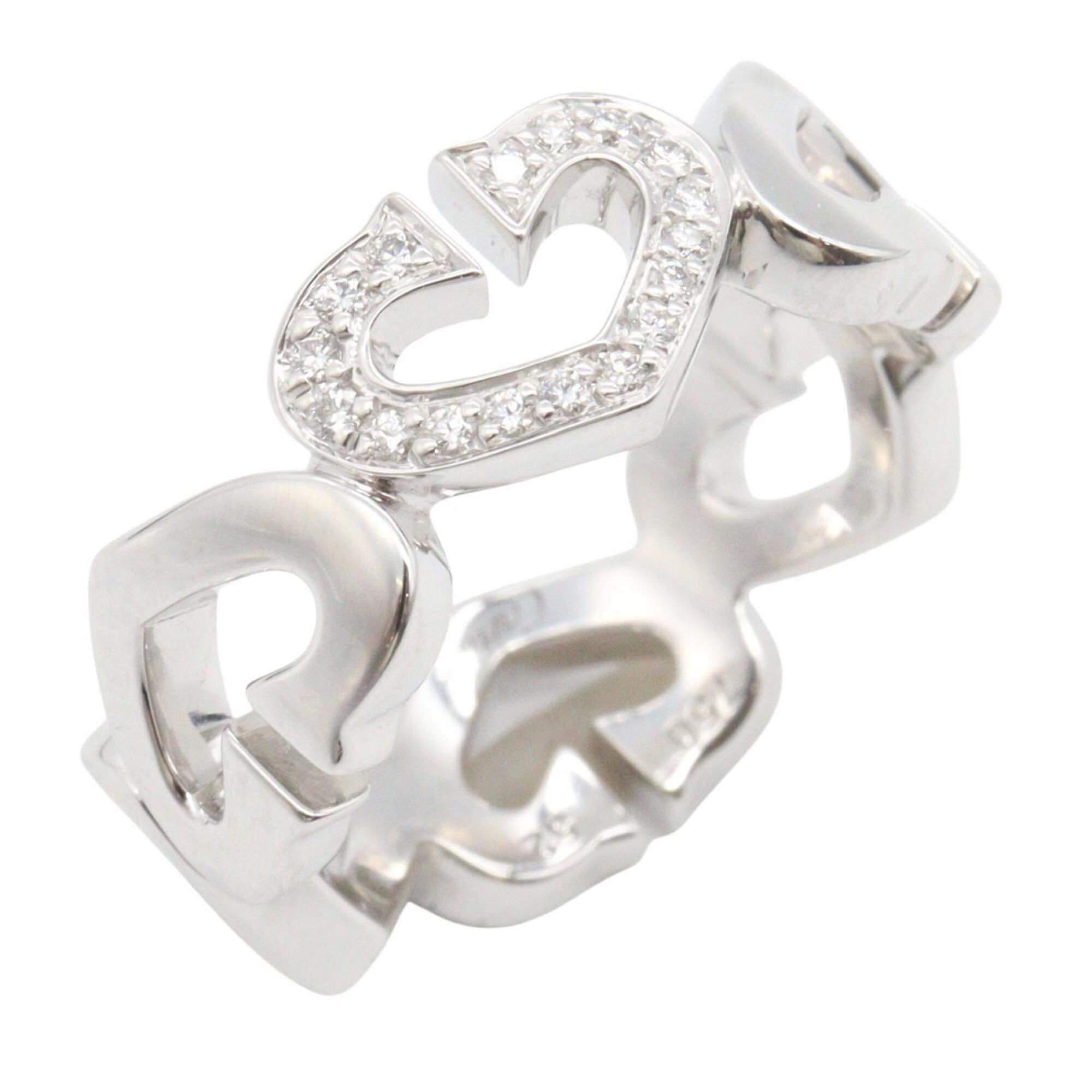 Cartier Clear White White Gold (18K) Band Ring (Pre-Owned)