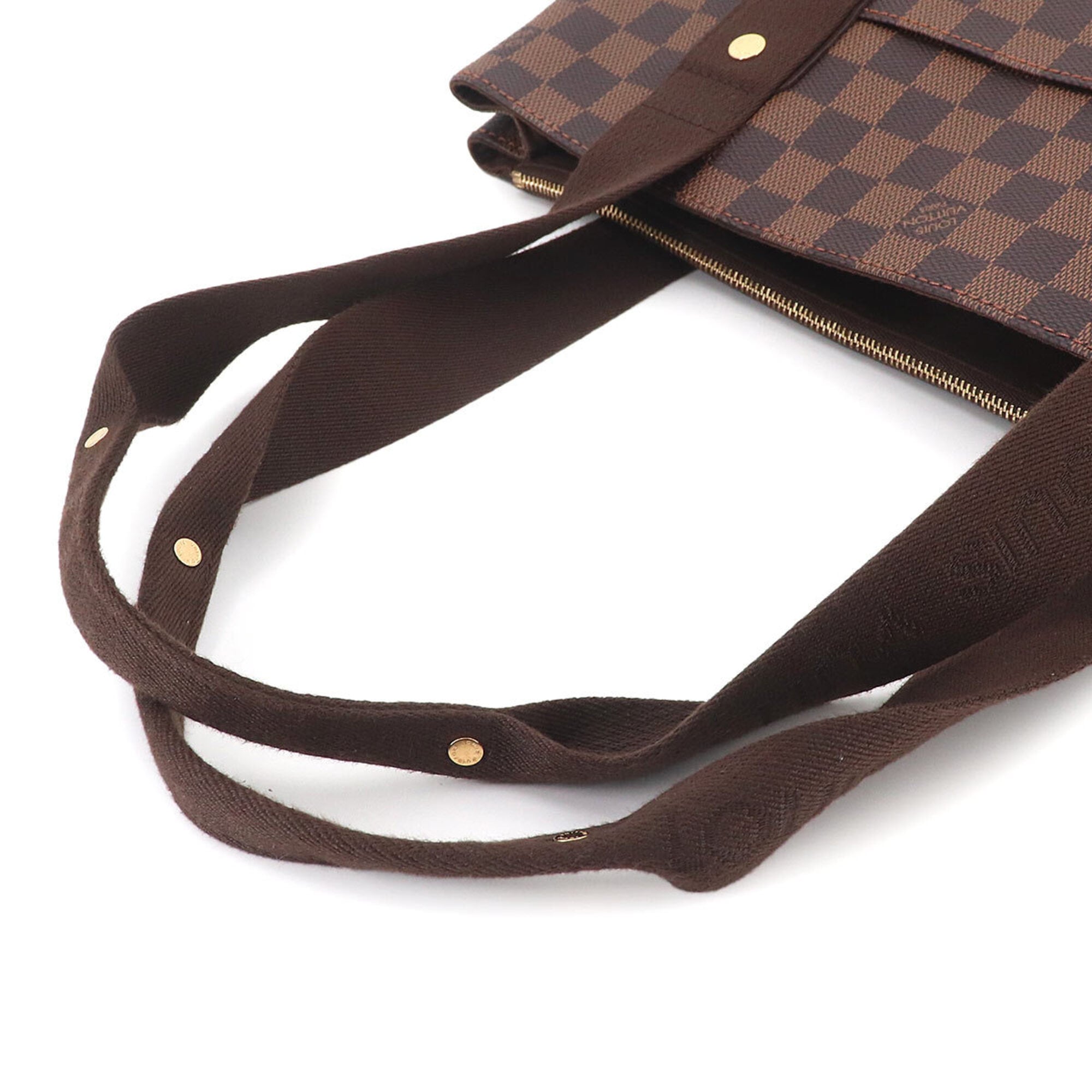 Louis Vuitton Ebene Damier Canvas Handbag Tote Bag (Pre-Owned)