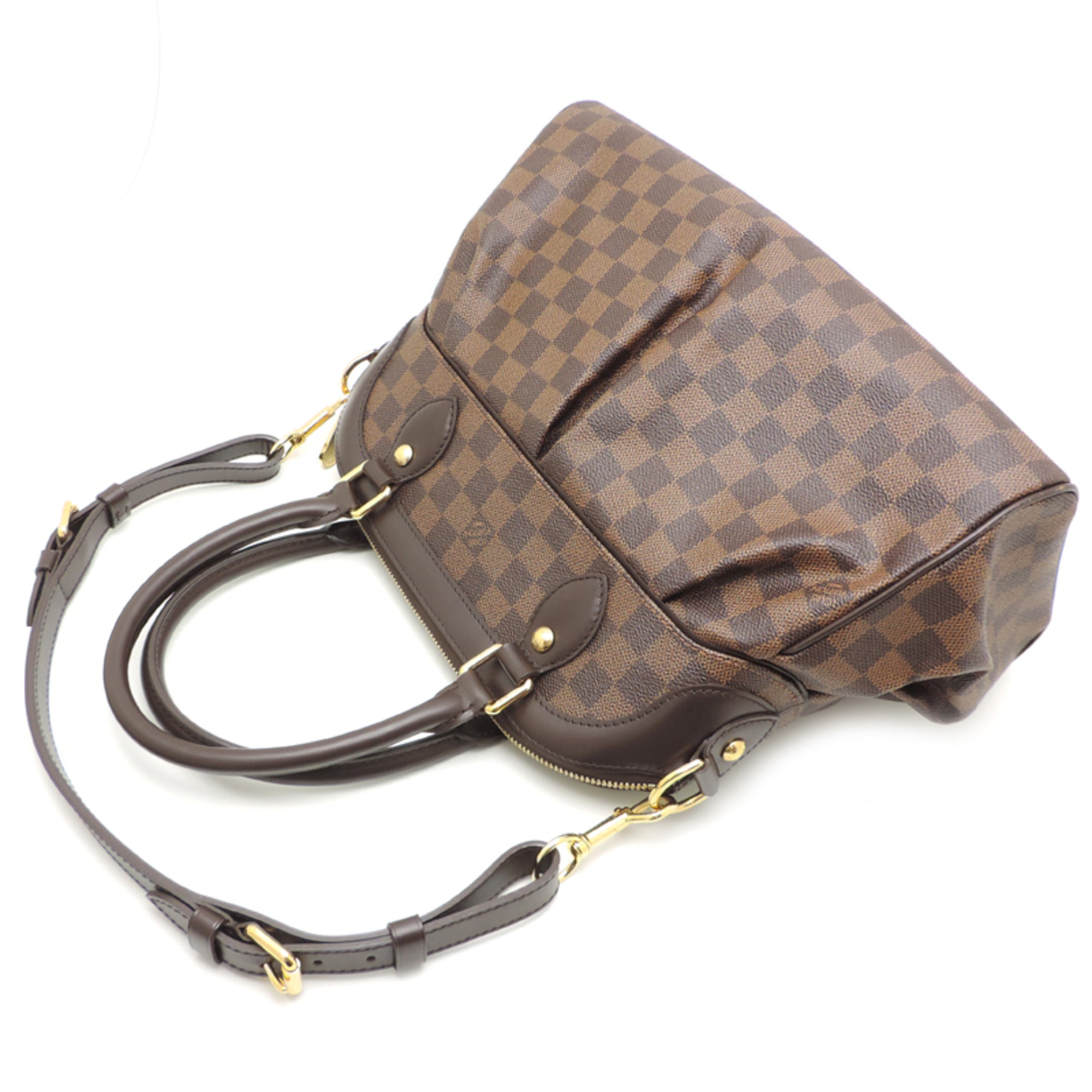 Louis Vuitton Brown Ebene Damier Canvas Handbag (Pre-Owned)