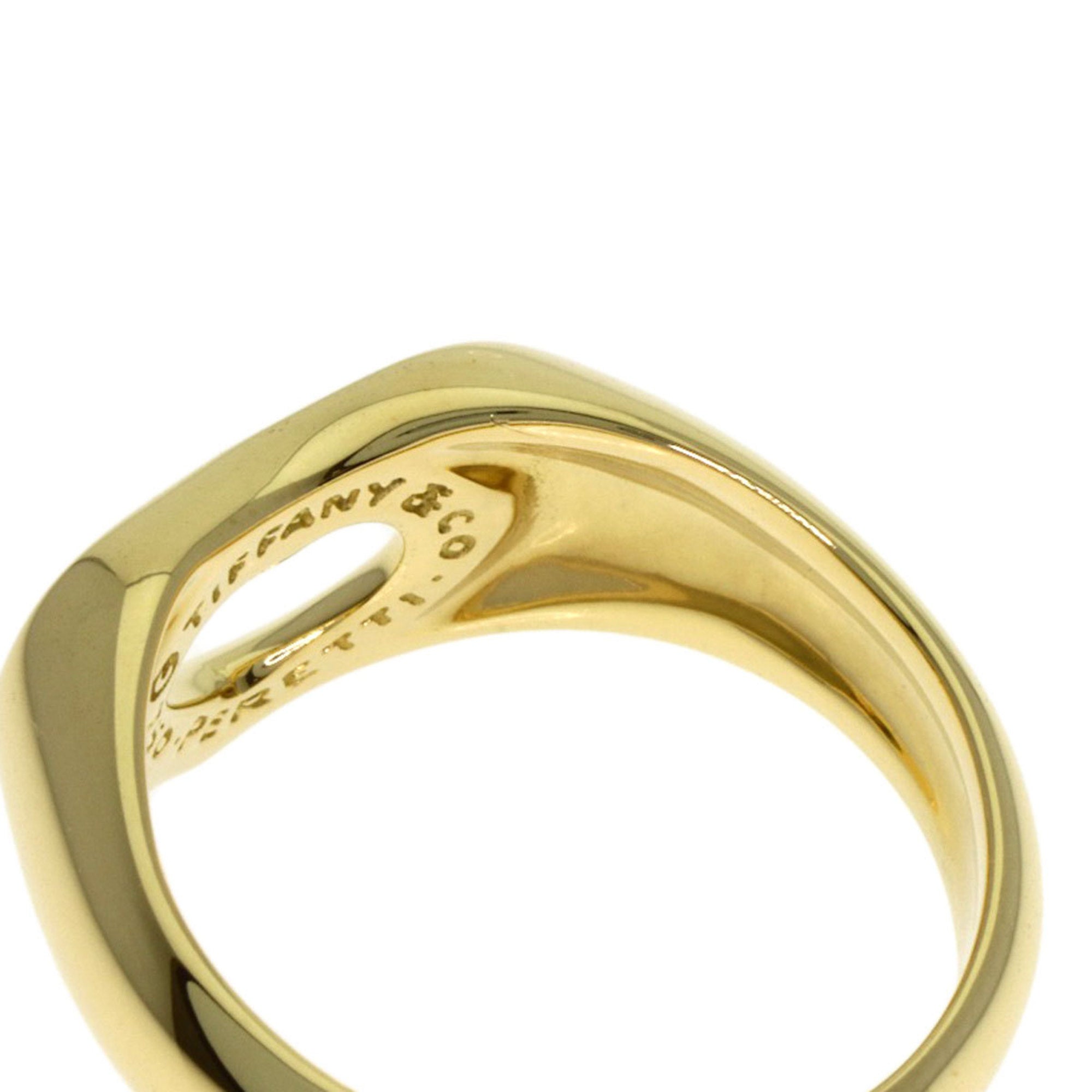 Tiffany Open Heart Yellow Gold (18K) Band Ring (Pre-Owned)
