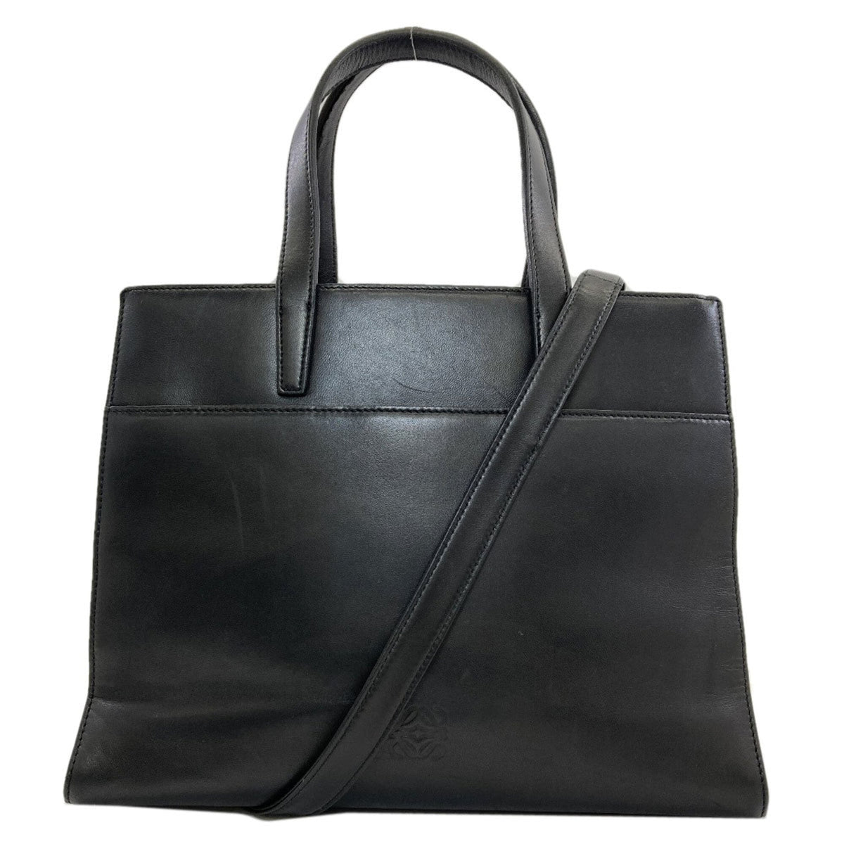 Loewe Black Leather Handbag (Pre-Owned)