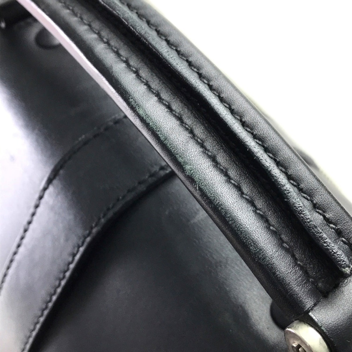 Prada Black Nylon Leather Handbag (Pre-Owned)