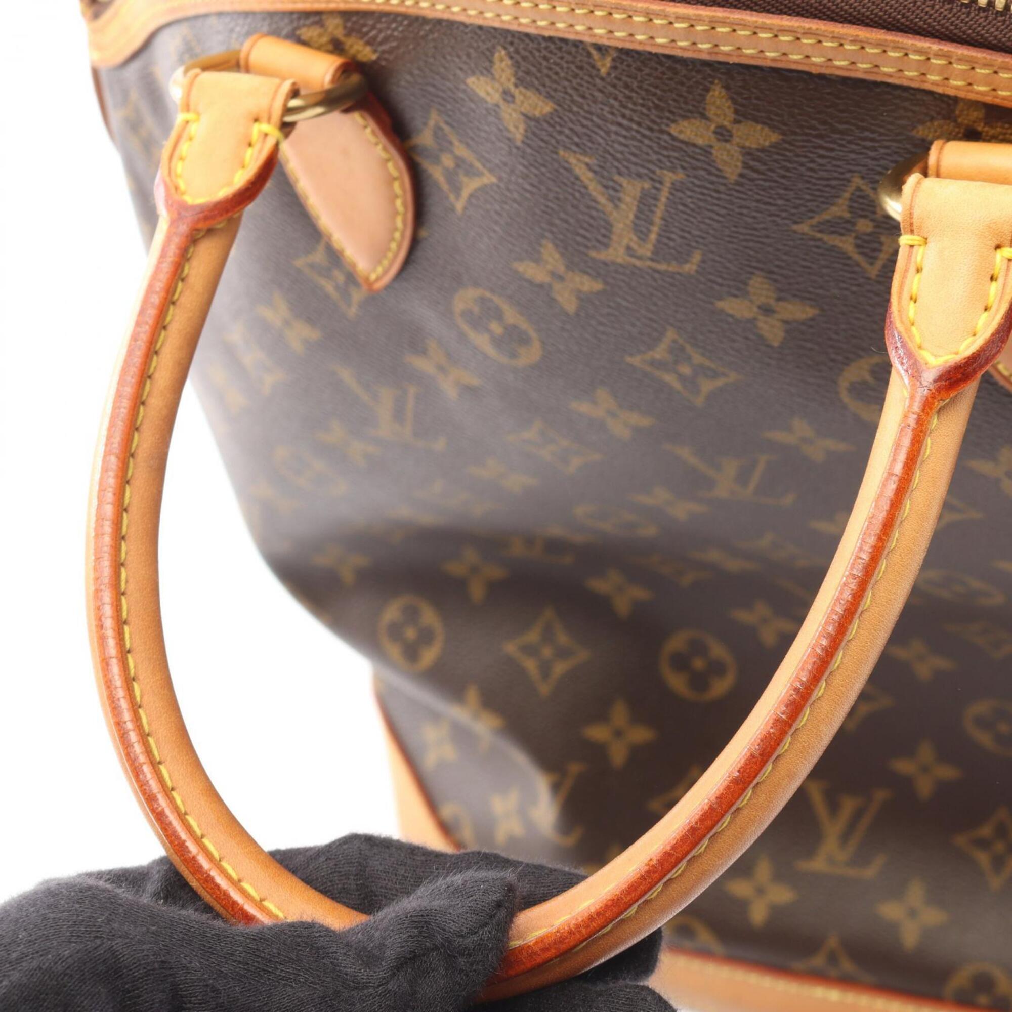 Louis Vuitton Brown Coated Canvas Pvc Leather Handbag (Pre-Owned)