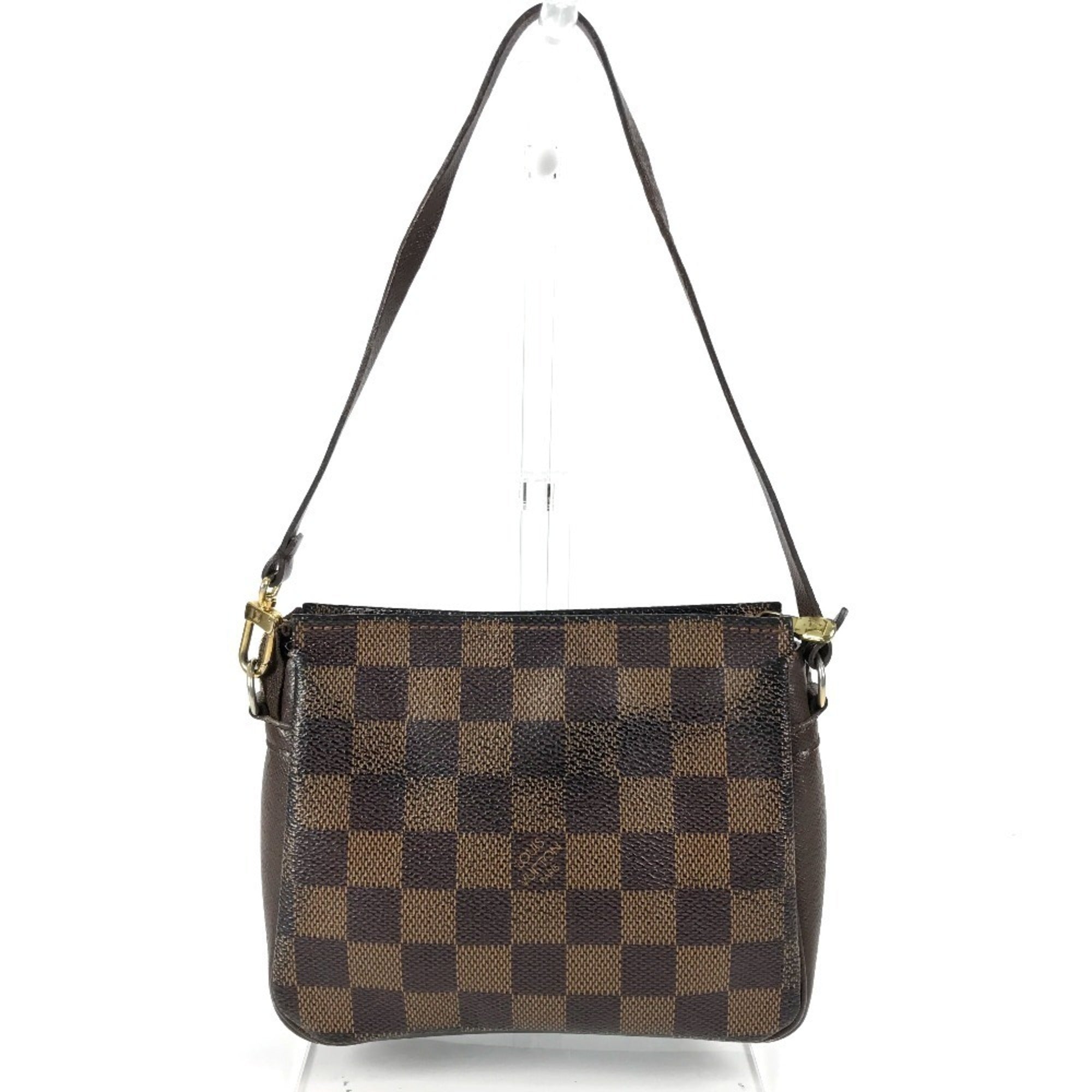 Louis Vuitton Damier Brown Ebene Damier Canvas Handbag Shoulder Bag (Pre-Owned)
