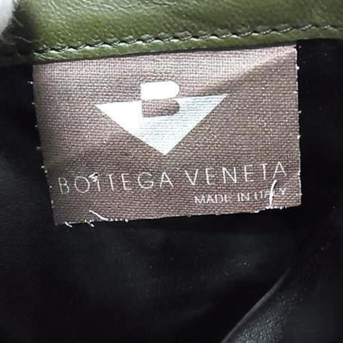 Bottega Veneta Intrecciato Khaki Leather Wallet (Bi-Fold) (Pre-Owned)