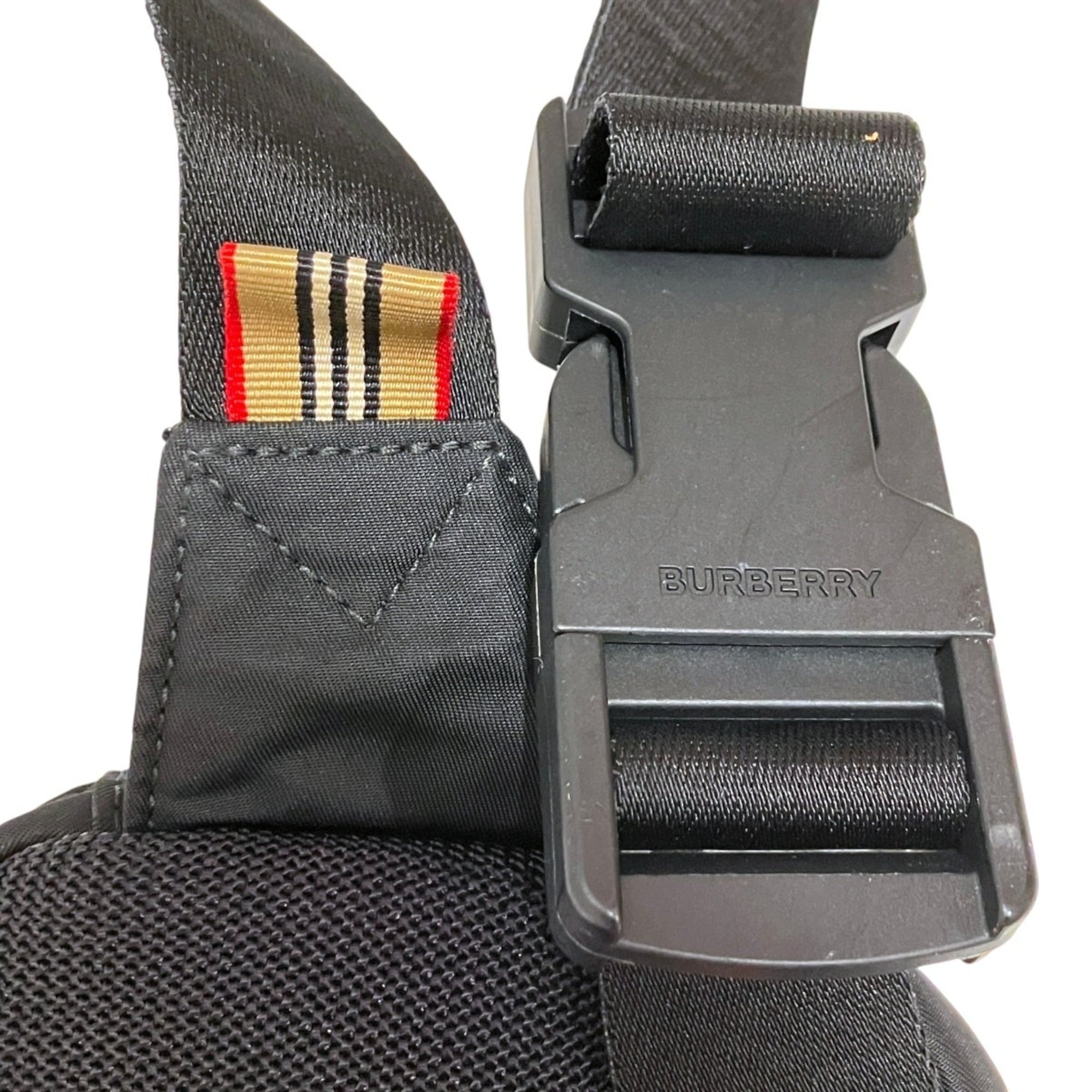 Burberry Black Canvas Fanny Pack (Pre-Owned)