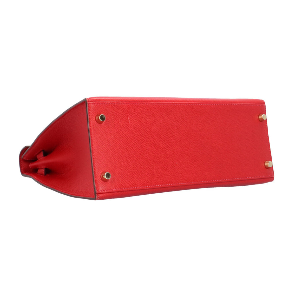 Hermes Red Color Rouge Casaque Epsom Leather Shoulder Bag (Pre-Owned)