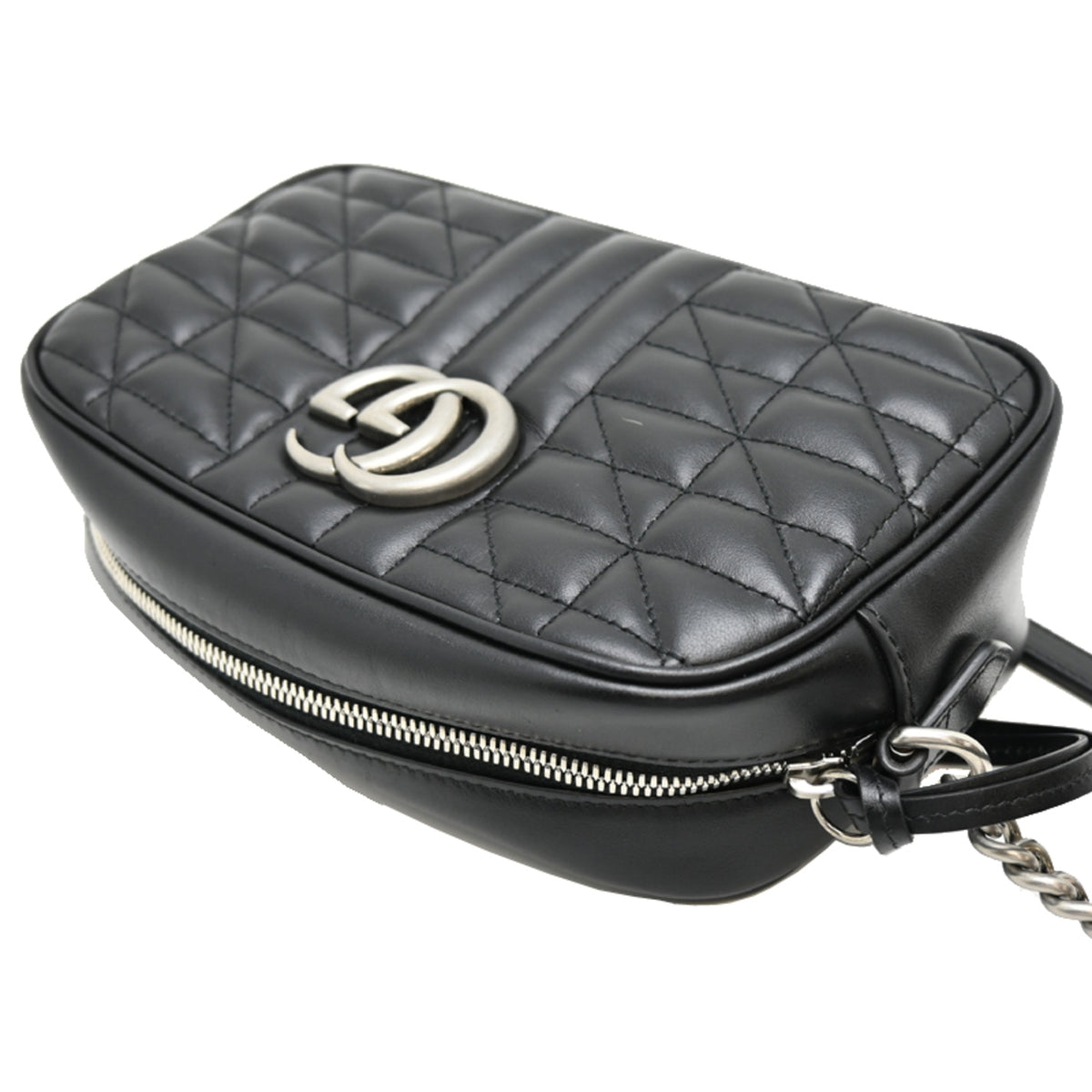 Gucci Black Leather Shoulder Bag (Pre-Owned)