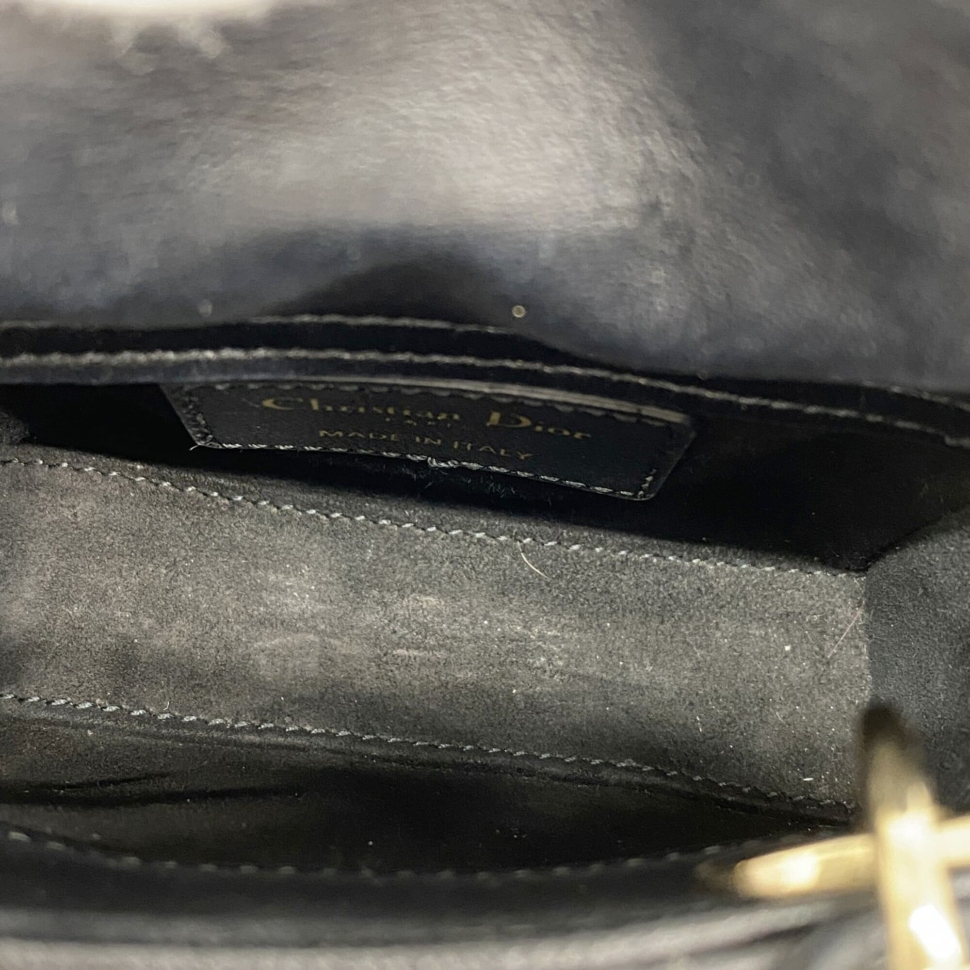 Christian Dior Black Leather Handbag (Pre-Owned)