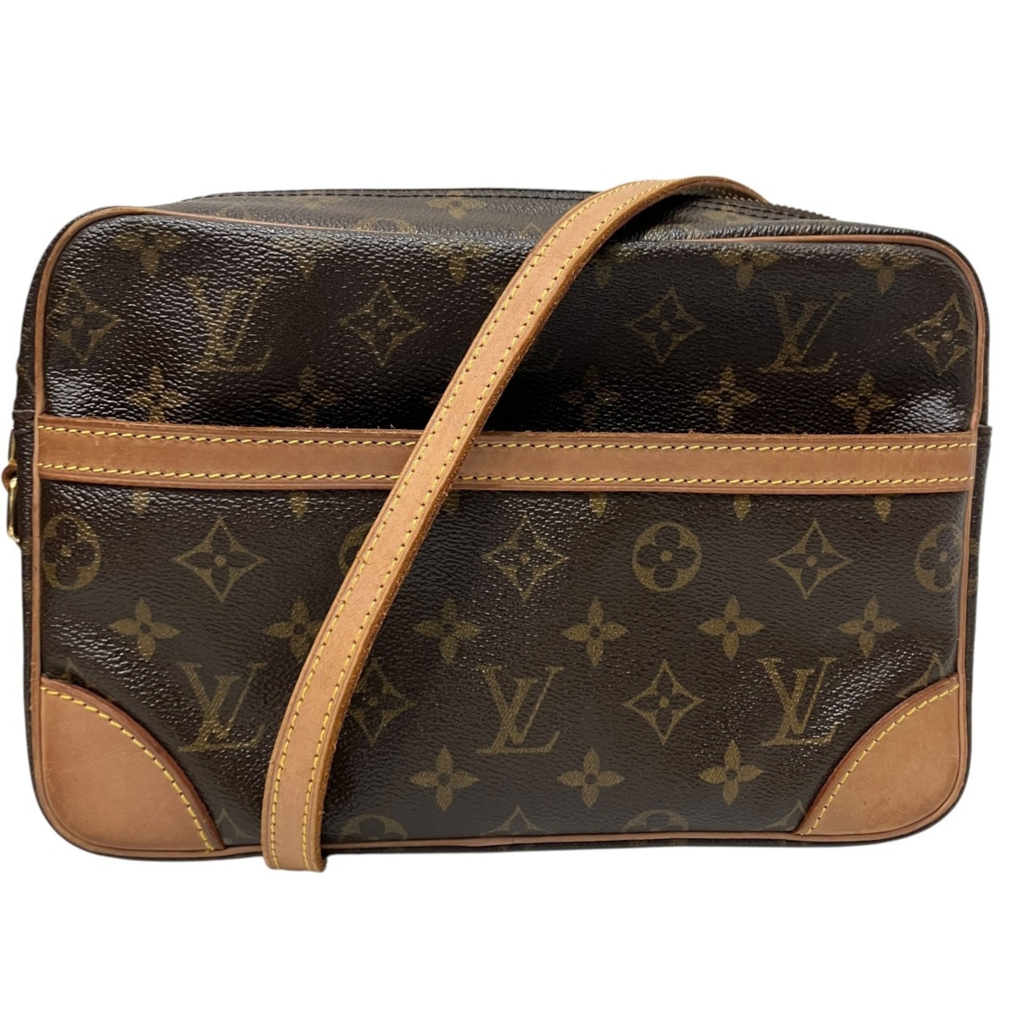 Louis Vuitton Brown Monogram Shoulder Bag (Pre-Owned)