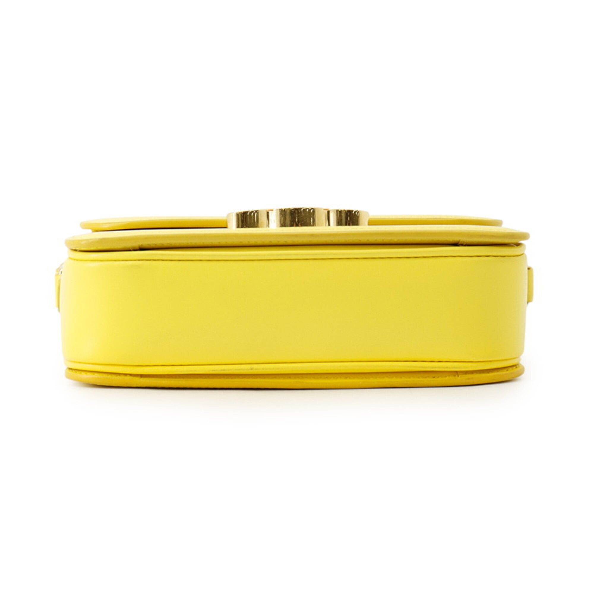 Celine Yellow Leather Shoulder Bag (Pre-Owned)