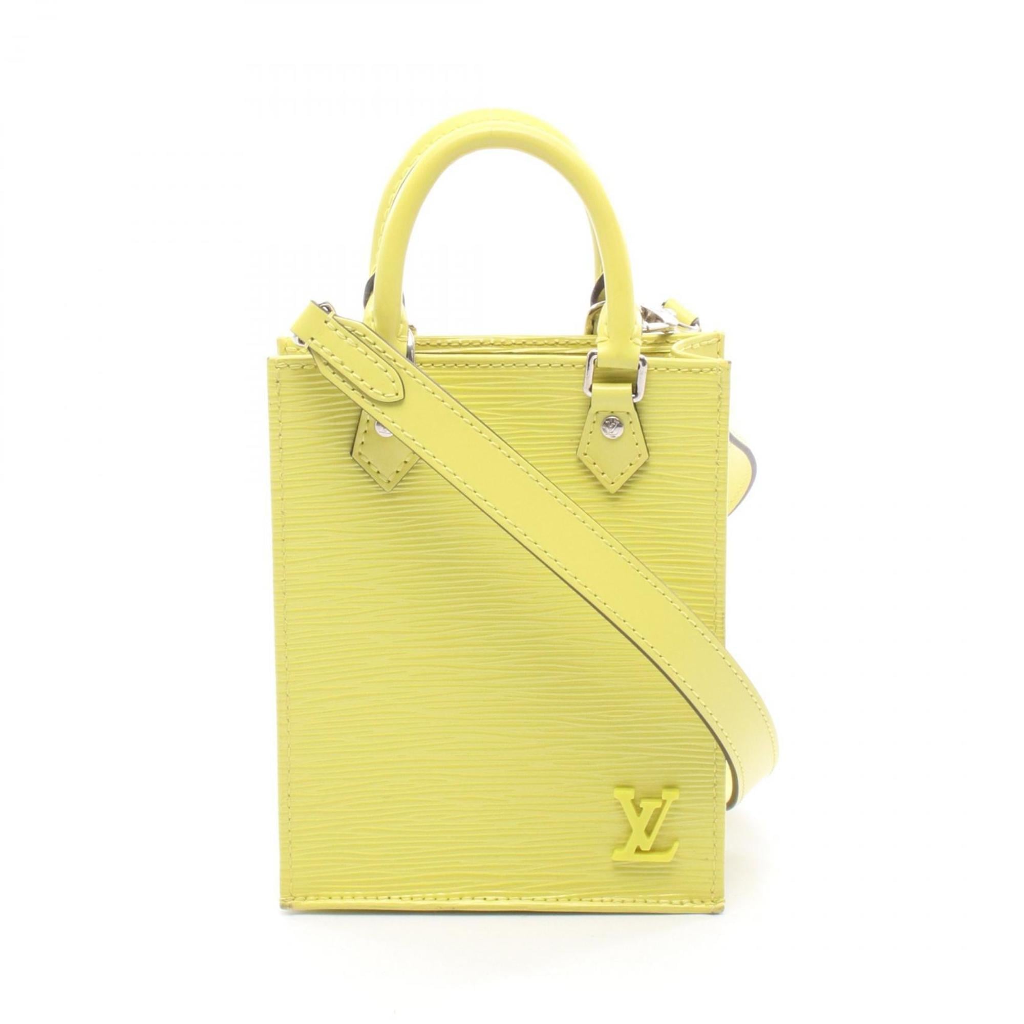 Louis Vuitton Green Epi Leather Handbag (Pre-Owned)